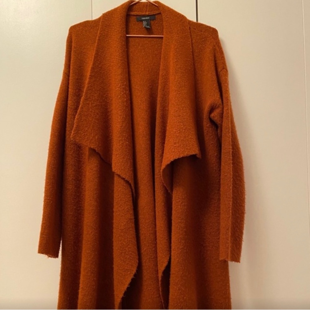 Rust coloured cardigan